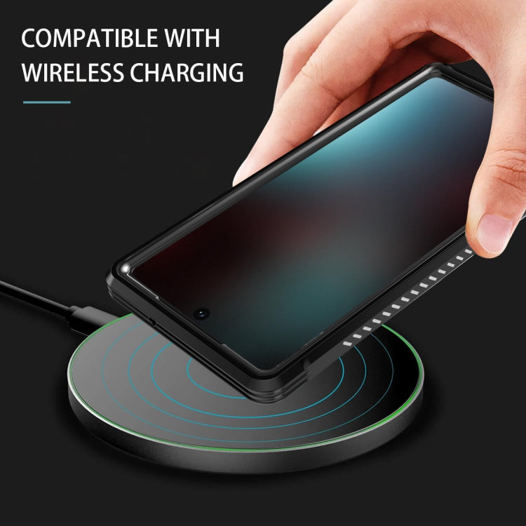 For Samsung Galaxy Note20 C1 2 in 1 Shockproof TPU + PC Protective Case with PET Screen Protector