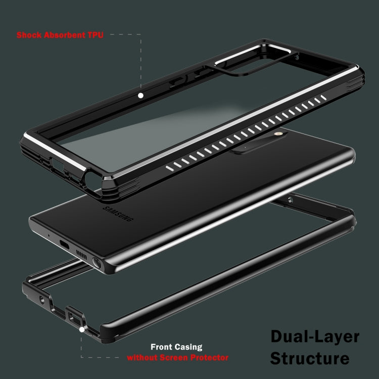 For Samsung Galaxy Note20 C1 2 in 1 Shockproof TPU + PC Protective Case with PET Screen Protector