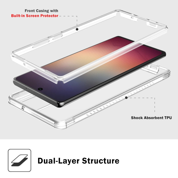 For Samsung Galaxy Note20 C1 2 in 1 Shockproof TPU + PC Protective Case with PET Screen Protector