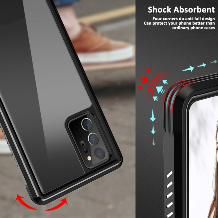 For Samsung Galaxy Note20 Ultra C1 2 in 1 Shockproof TPU + PC Protective Case with PET Screen Protector