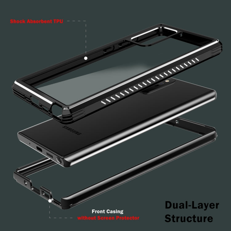 For Samsung Galaxy Note20 Ultra C1 2 in 1 Shockproof TPU + PC Protective Case with PET Screen Protector