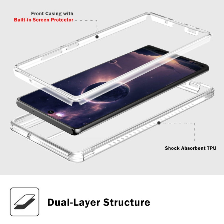 For Samsung Galaxy Note20 Ultra C1 2 in 1 Shockproof TPU + PC Protective Case with PET Screen Protector