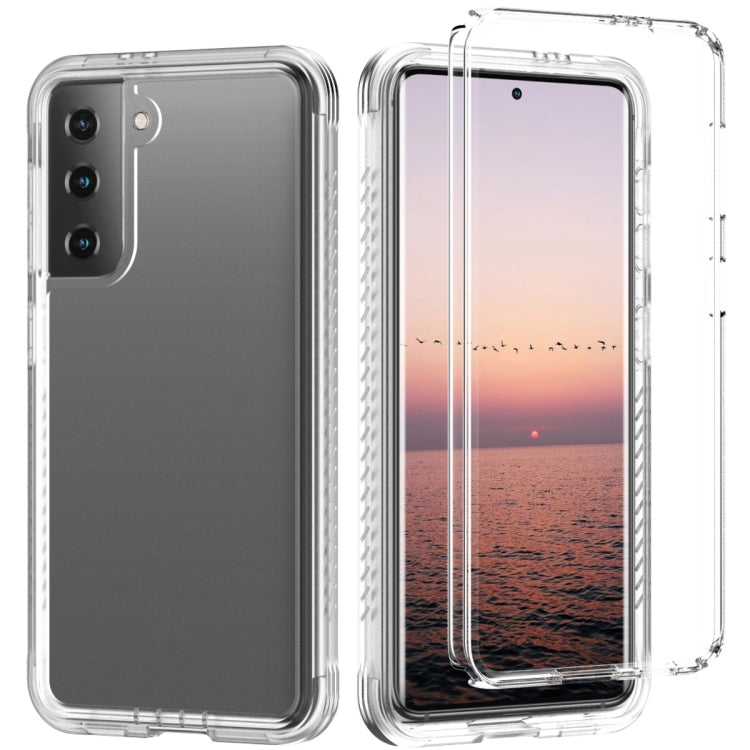 For Samsung Galaxy S21 5G C1 2 in 1 Shockproof TPU + PC Protective Case with PET Screen Protector