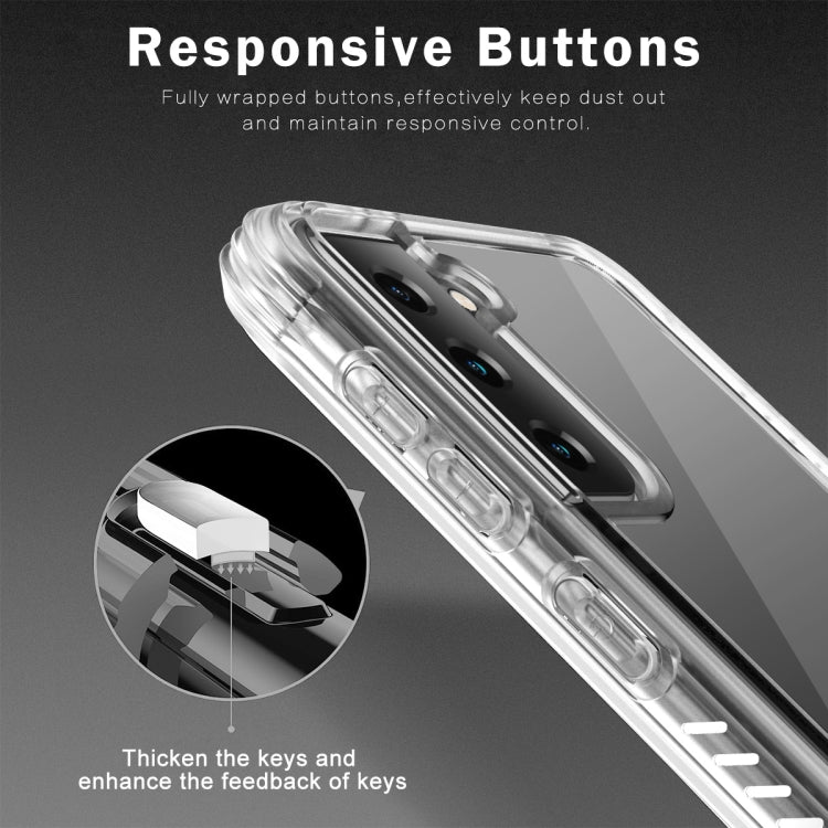 For Samsung Galaxy S21 5G C1 2 in 1 Shockproof TPU + PC Protective Case with PET Screen Protector