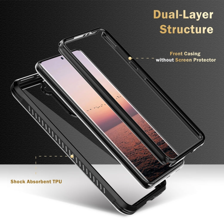 For Samsung Galaxy S21+ 5G C1 2 in 1 Shockproof TPU + PC Protective Case with PET Screen Protector