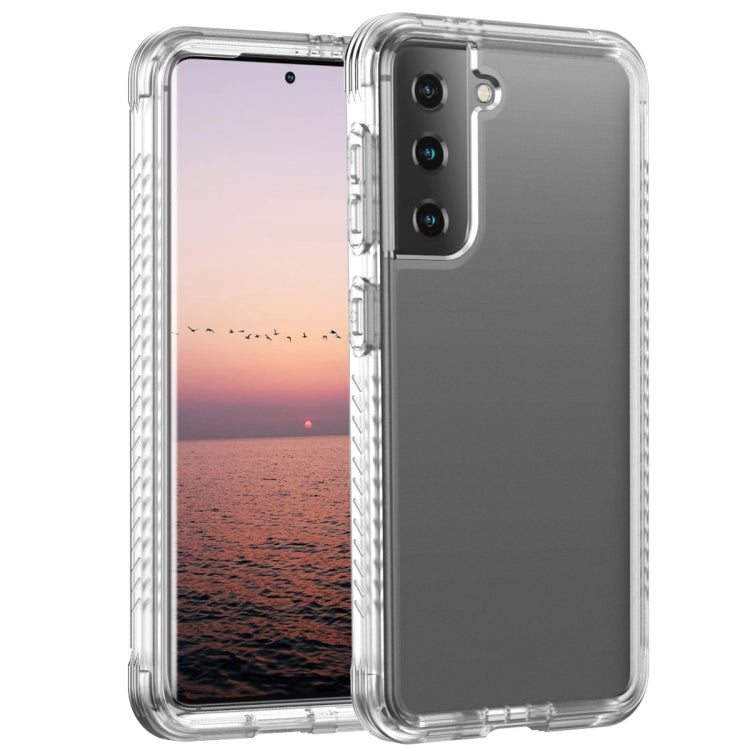 For Samsung Galaxy S21+ 5G C1 2 in 1 Shockproof TPU + PC Protective Case with PET Screen Protector