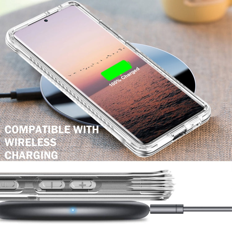 For Samsung Galaxy S21 Ultra 5G C1 2 in 1 Shockproof TPU + PC Protective Case with PET Screen Protector