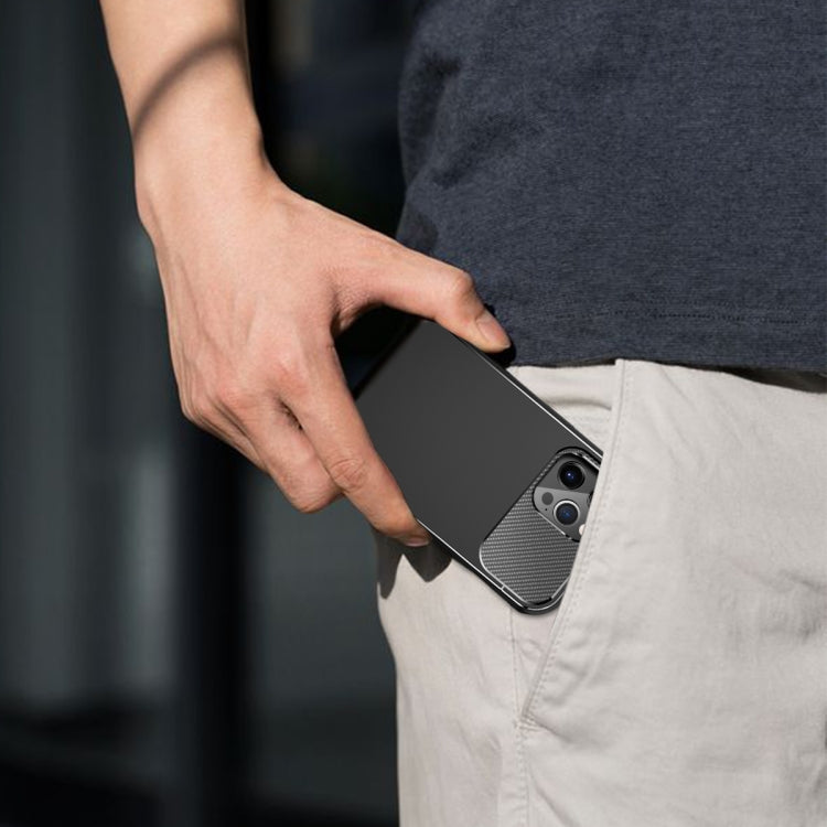 For iPhone 12 / 12 Pro C2 2 in 1 Shockproof TPU + PC Protective Case with PET Screen Protector(Black)