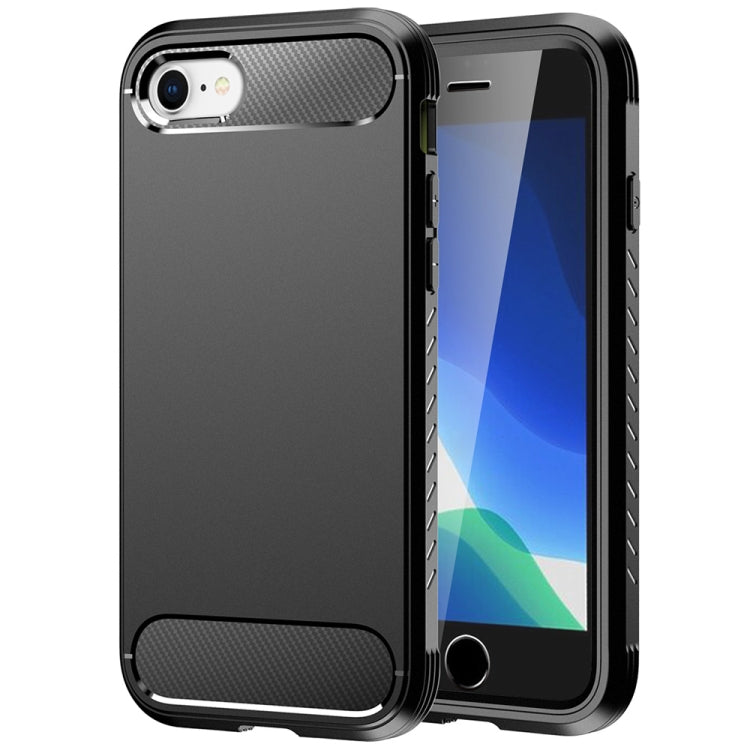 For iPhone SE 2022 / SE 2020 / 8 / 7 C2 2 in 1 Shockproof TPU + PC Protective Case with PET Screen Protector