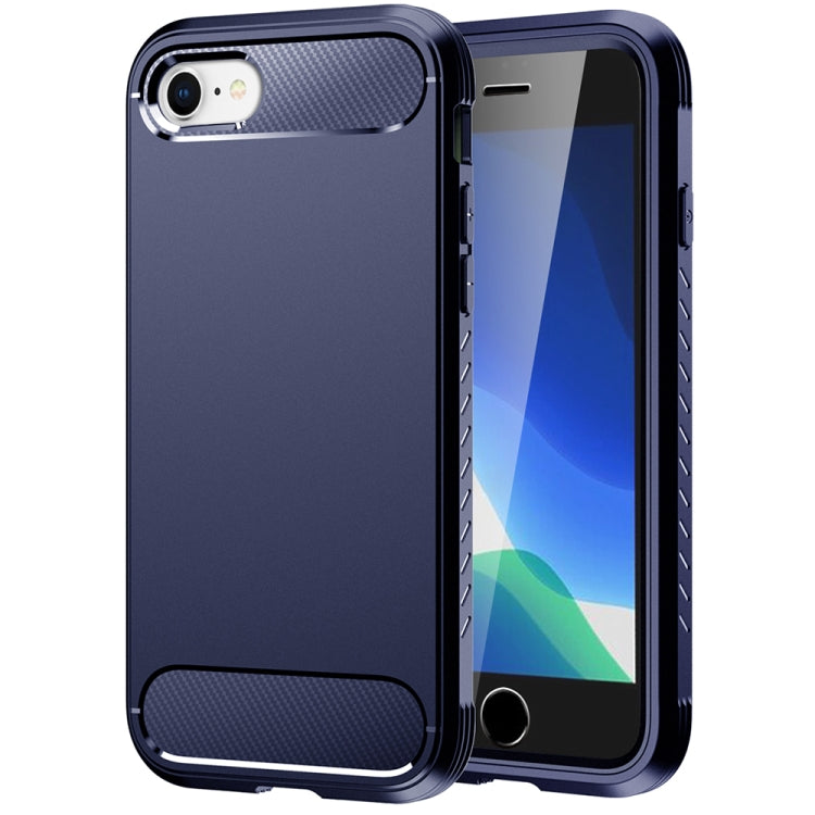 For iPhone SE 2022 / SE 2020 / 8 / 7 C2 2 in 1 Shockproof TPU + PC Protective Case with PET Screen Protector