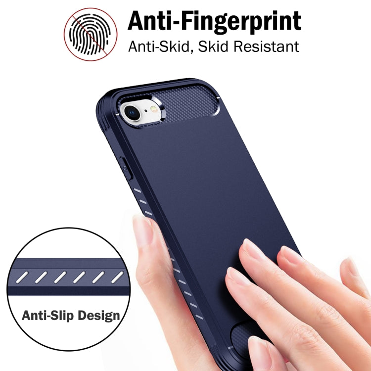 For iPhone SE 2022 / SE 2020 / 8 / 7 C2 2 in 1 Shockproof TPU + PC Protective Case with PET Screen Protector