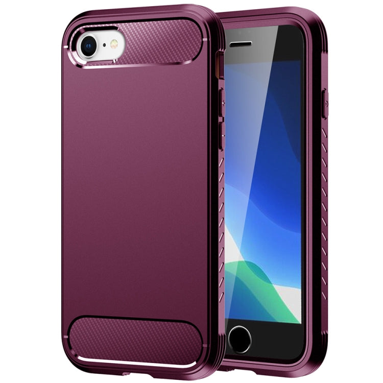 For iPhone SE 2022 / SE 2020 / 8 / 7 C2 2 in 1 Shockproof TPU + PC Protective Case with PET Screen Protector