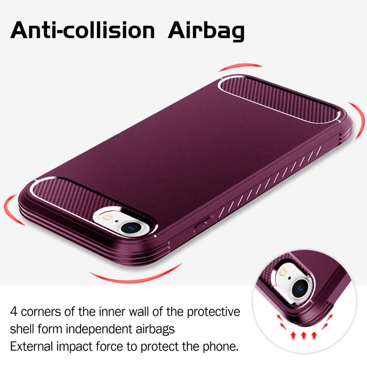 For iPhone SE 2022 / SE 2020 / 8 / 7 C2 2 in 1 Shockproof TPU + PC Protective Case with PET Screen Protector