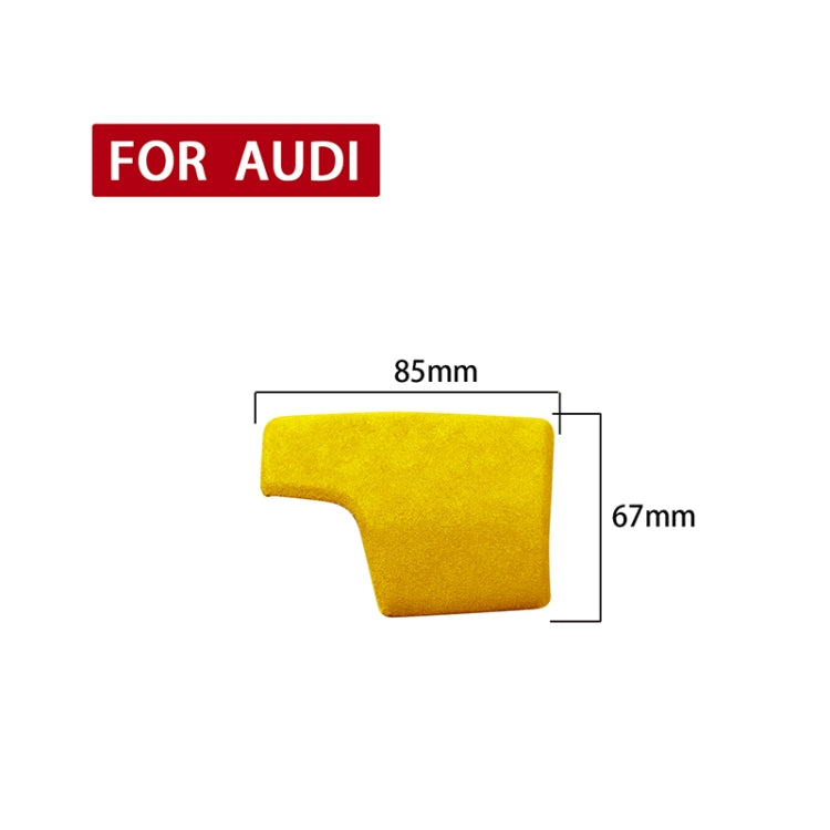 Car Suede Shift Knob Handle Cover B Version for Audi A6/A7(2019+) & SQ8(2017+) & RS6/RS7(2019+) & Q8/S8(2020+), Suitable for Left Driving