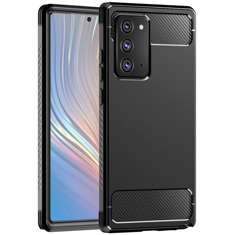 For Samsung Galaxy Note20 C2 2 in 1 Shockproof TPU + PC Protective Case with PET Screen Protector(Black)