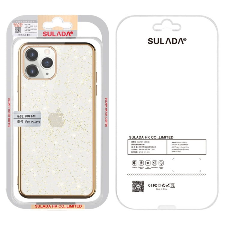 For iPhone 11 SULADA Drop-proof TPU+ Plating Powder Protective Case