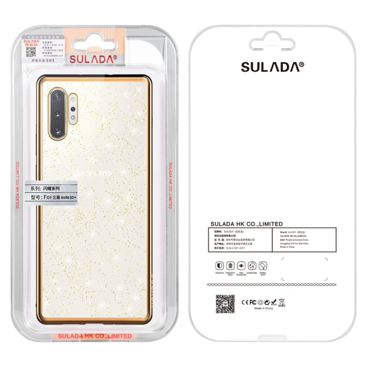 For Galaxy Note 10 SULADA Drop-proof TPU+ Plating Powder Protective Case