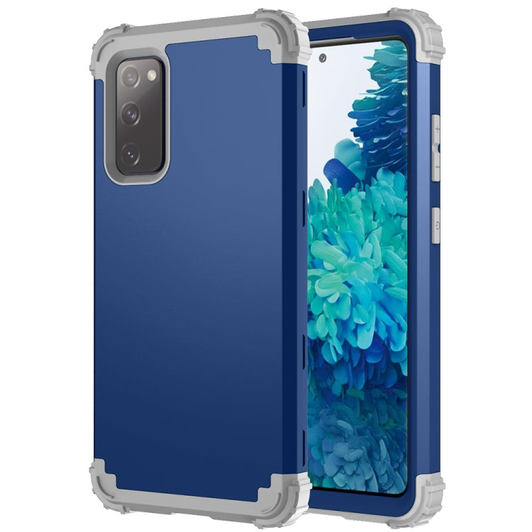 For Samsung Galaxy S20 FE 3 in 1 Shockproof PC + Silicone Protective Case