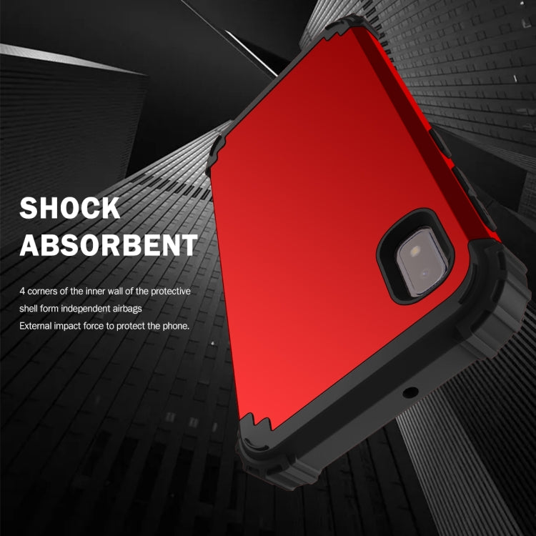 For Samsung Galaxy A10e 3 in 1 Shockproof PC + Silicone Protective Case