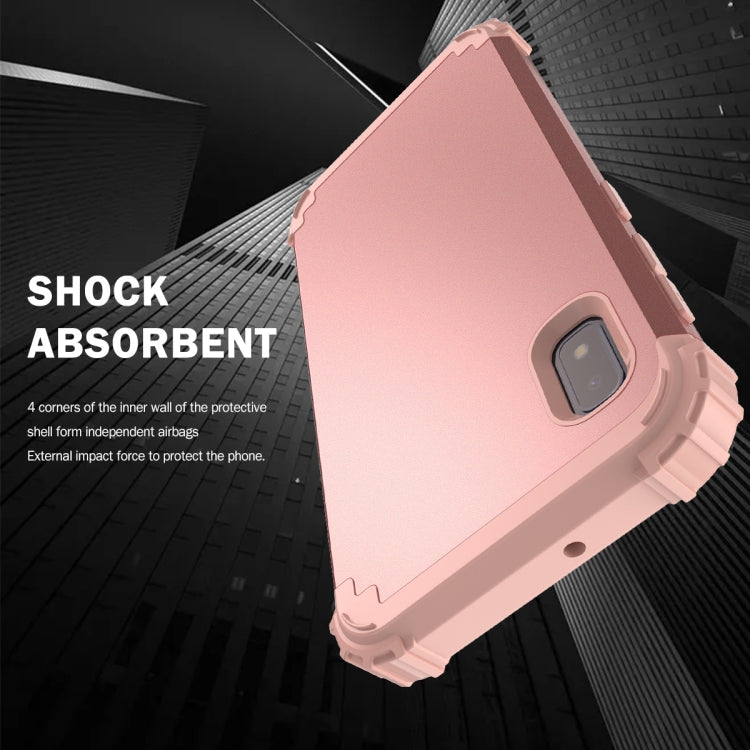 For Samsung Galaxy A10e 3 in 1 Shockproof PC + Silicone Protective Case