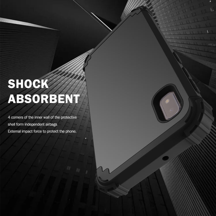 For Samsung Galaxy A10e 3 in 1 Shockproof PC + Silicone Protective Case