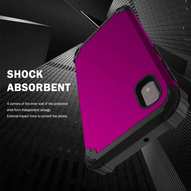 For Samsung Galaxy A10e 3 in 1 Shockproof PC + Silicone Protective Case