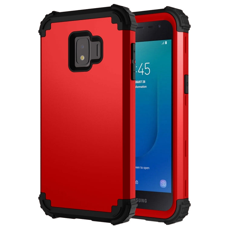 For Samsung Galaxy J2 Core 3 in 1 Shockproof PC + Silicone Protective Case