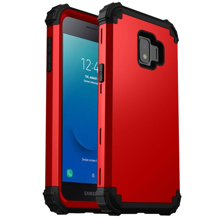 For Samsung Galaxy J2 Core 3 in 1 Shockproof PC + Silicone Protective Case