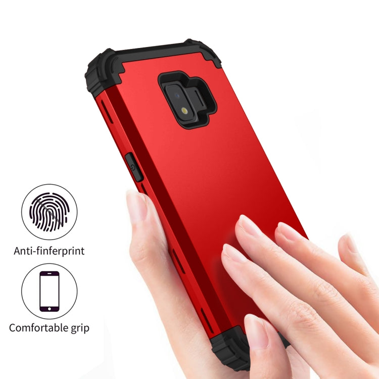 For Samsung Galaxy J2 Core 3 in 1 Shockproof PC + Silicone Protective Case