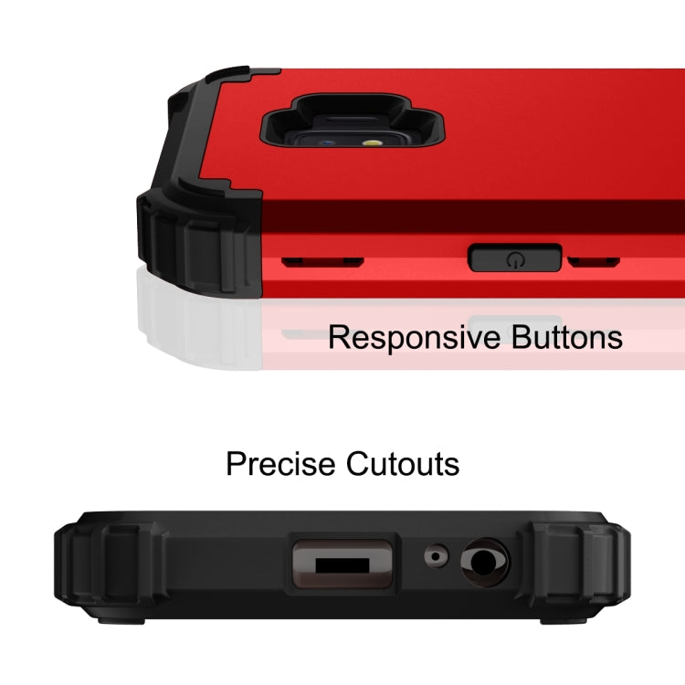 For Samsung Galaxy J2 Core 3 in 1 Shockproof PC + Silicone Protective Case