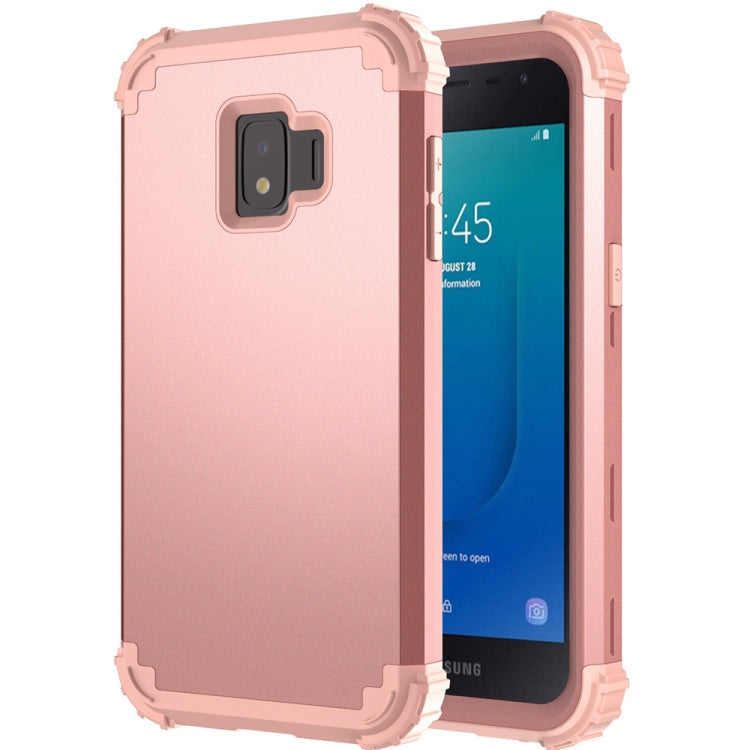 For Samsung Galaxy J2 Core 3 in 1 Shockproof PC + Silicone Protective Case