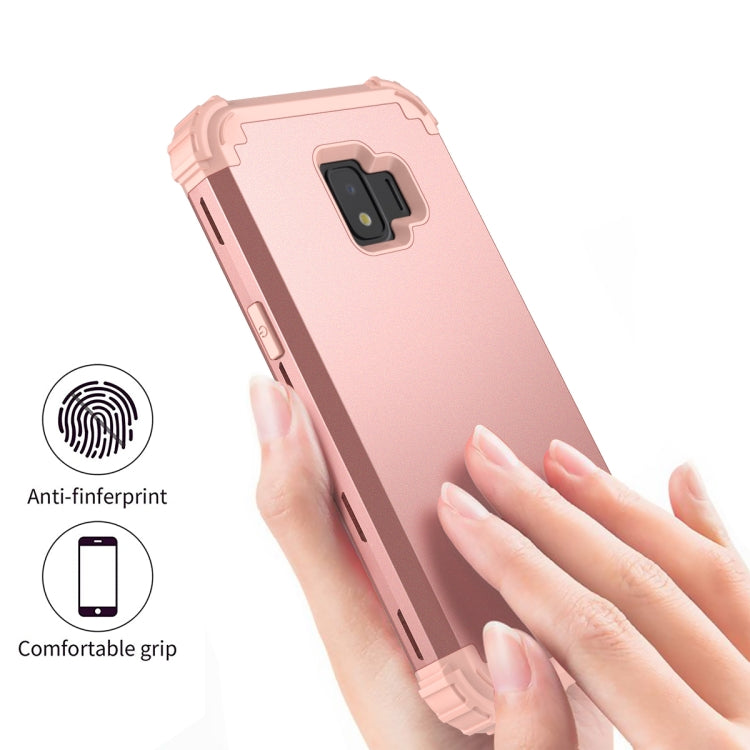 For Samsung Galaxy J2 Core 3 in 1 Shockproof PC + Silicone Protective Case