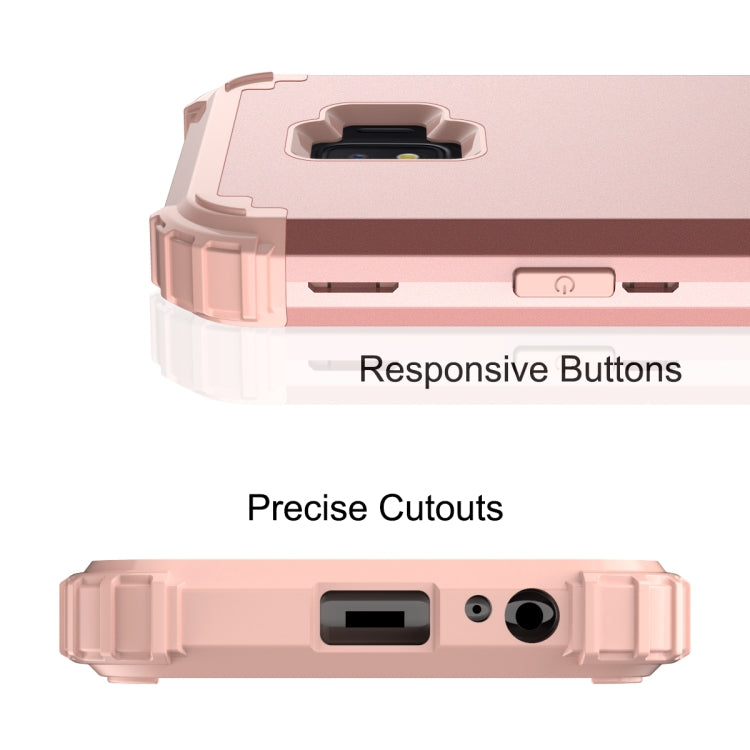 For Samsung Galaxy J2 Core 3 in 1 Shockproof PC + Silicone Protective Case