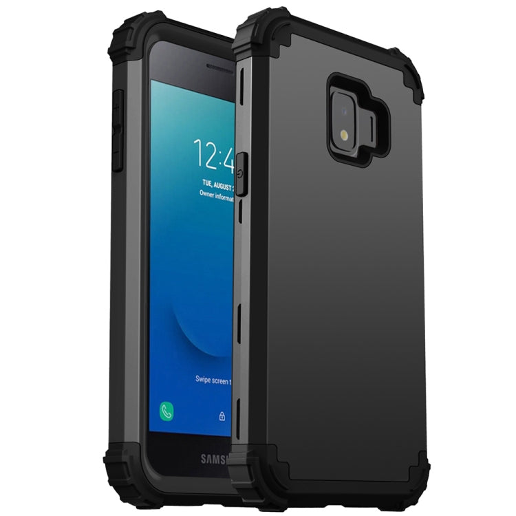 For Samsung Galaxy J2 Core 3 in 1 Shockproof PC + Silicone Protective Case
