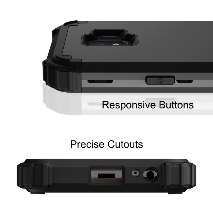 For Samsung Galaxy J2 Core 3 in 1 Shockproof PC + Silicone Protective Case