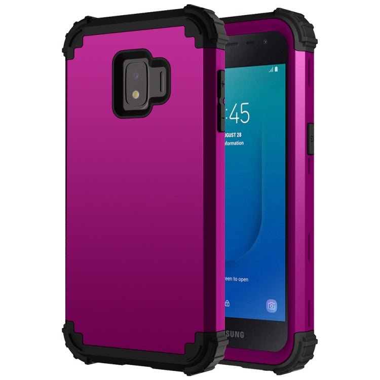For Samsung Galaxy J2 Core 3 in 1 Shockproof PC + Silicone Protective Case