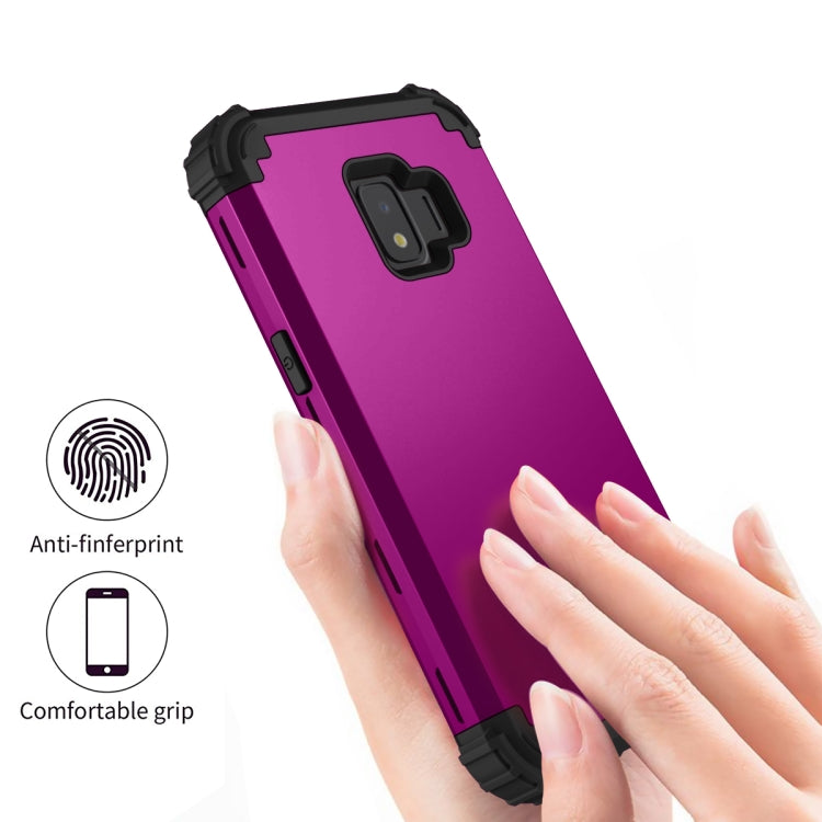 For Samsung Galaxy J2 Core 3 in 1 Shockproof PC + Silicone Protective Case