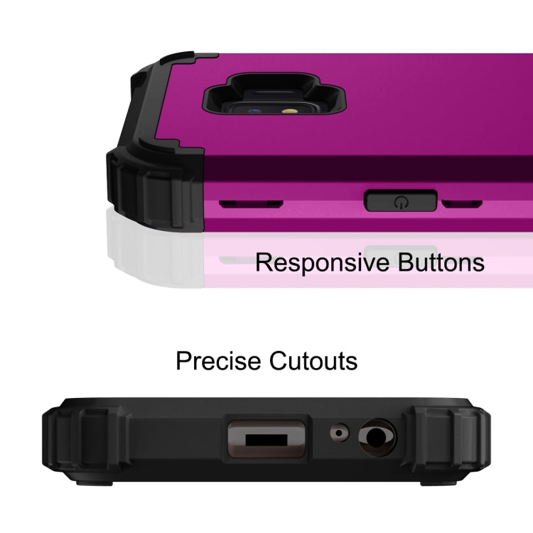 For Samsung Galaxy J2 Core 3 in 1 Shockproof PC + Silicone Protective Case