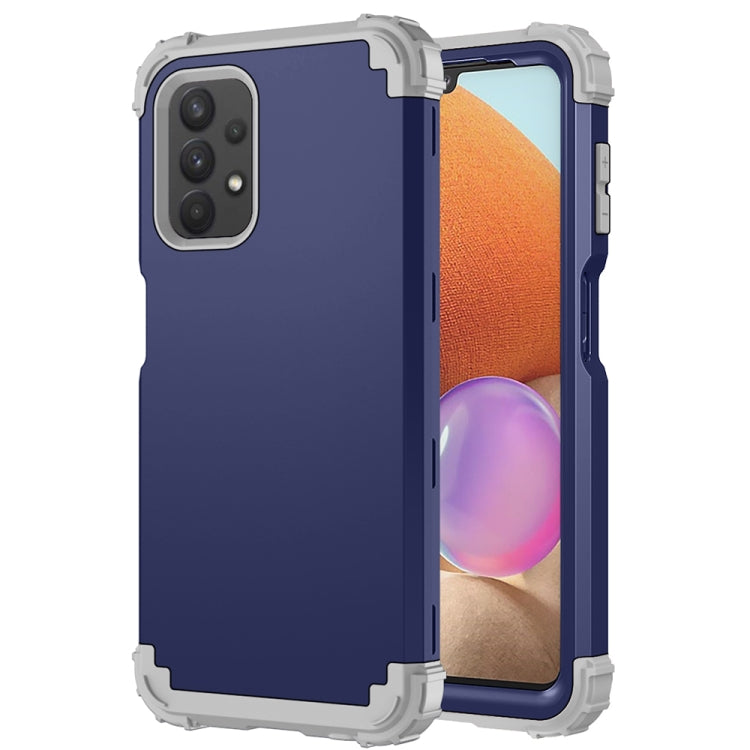 For Samsung Galaxy A32 5G / A12 5G / A13 5G 3 in 1 Shockproof PC + Silicone Protective Case
