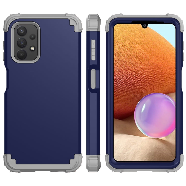 For Samsung Galaxy A32 5G / A12 5G / A13 5G 3 in 1 Shockproof PC + Silicone Protective Case