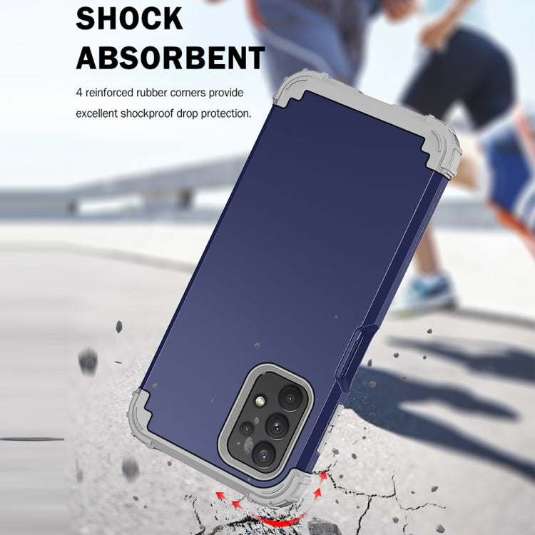 For Samsung Galaxy A32 5G / A12 5G / A13 5G 3 in 1 Shockproof PC + Silicone Protective Case