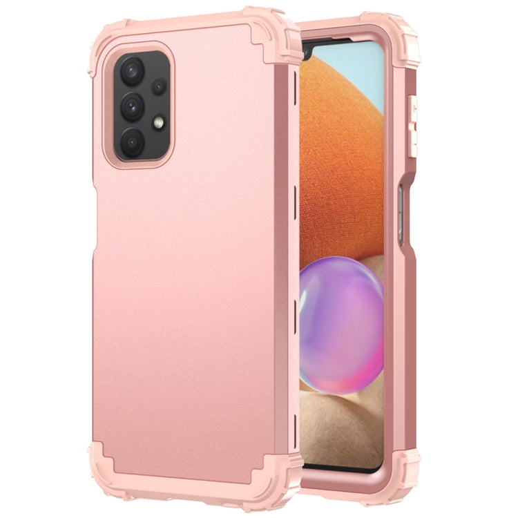 For Samsung Galaxy A32 5G / A12 5G / A13 5G 3 in 1 Shockproof PC + Silicone Protective Case