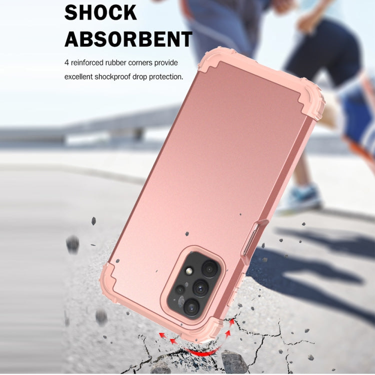 For Samsung Galaxy A32 5G / A12 5G / A13 5G 3 in 1 Shockproof PC + Silicone Protective Case
