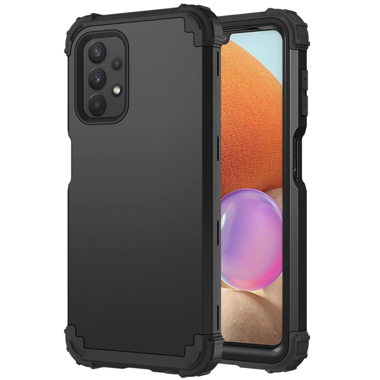 For Samsung Galaxy A32 5G / A12 5G / A13 5G 3 in 1 Shockproof PC + Silicone Protective Case