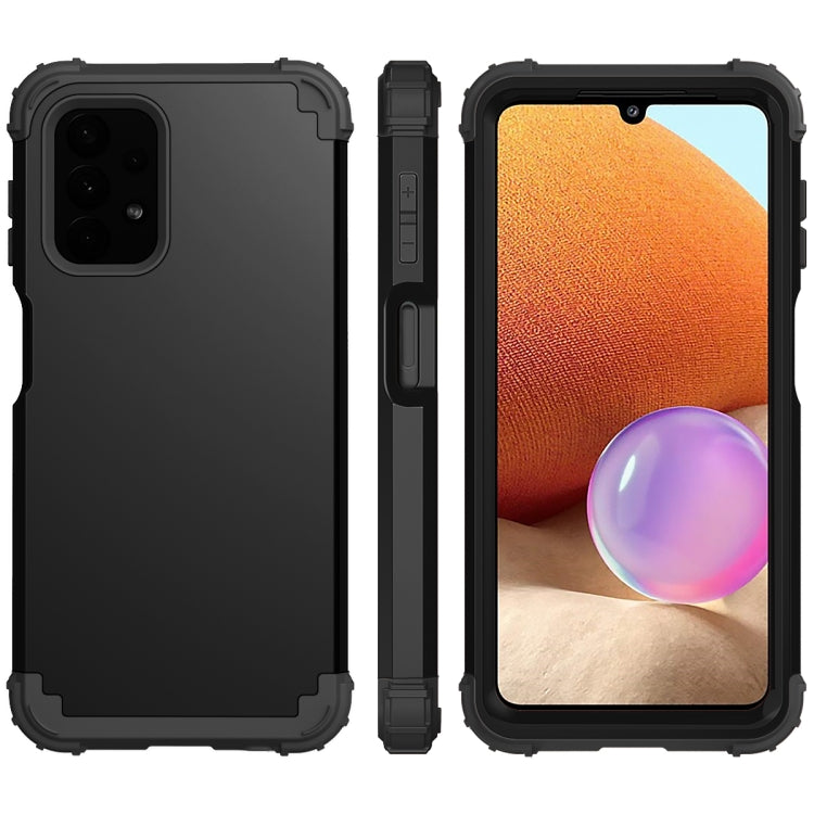 For Samsung Galaxy A32 5G / A12 5G / A13 5G 3 in 1 Shockproof PC + Silicone Protective Case