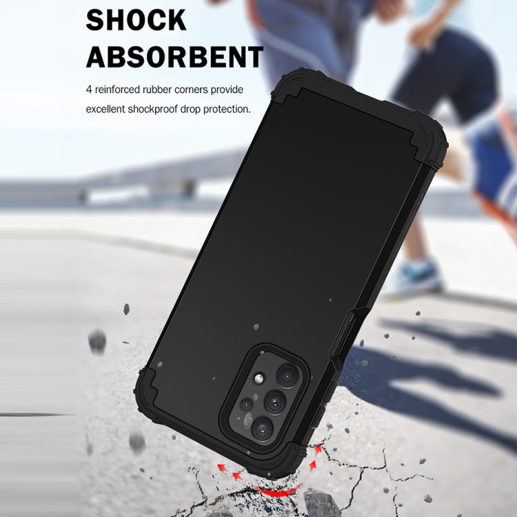For Samsung Galaxy A32 5G / A12 5G / A13 5G 3 in 1 Shockproof PC + Silicone Protective Case