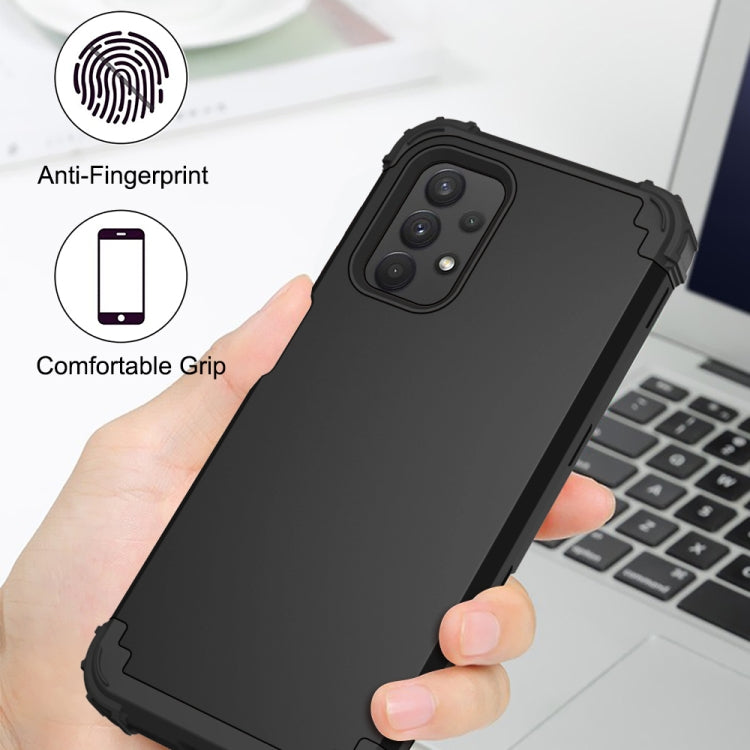 For Samsung Galaxy A32 5G / A12 5G / A13 5G 3 in 1 Shockproof PC + Silicone Protective Case
