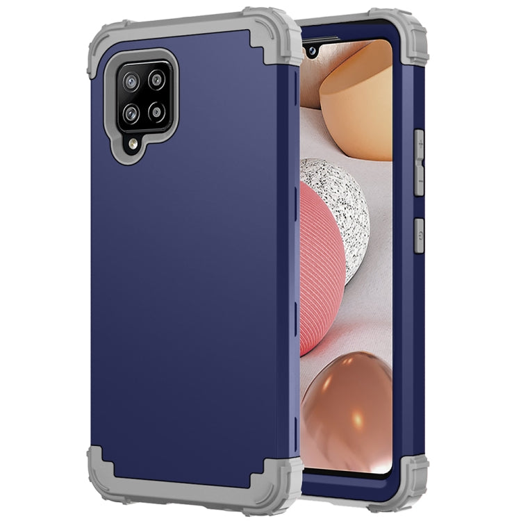 For Samsung Galaxy A42 5G 3 in 1 Shockproof PC + Silicone Protective Case