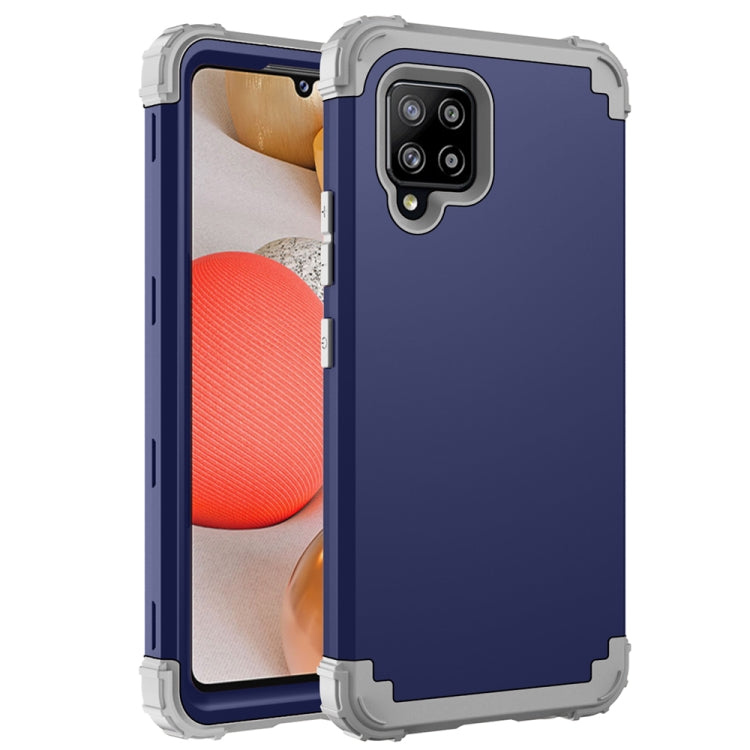 For Samsung Galaxy A42 5G 3 in 1 Shockproof PC + Silicone Protective Case