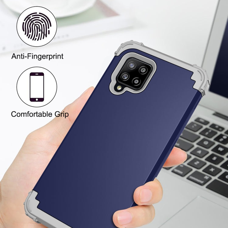 For Samsung Galaxy A42 5G 3 in 1 Shockproof PC + Silicone Protective Case